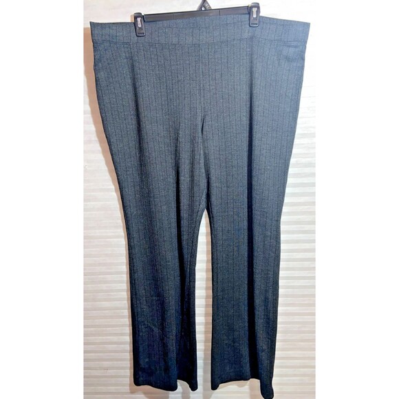 JMS Just My Size Pull On Elastic Waist Grey Stretch Pants, Womens 4X - Picture 1 of 5